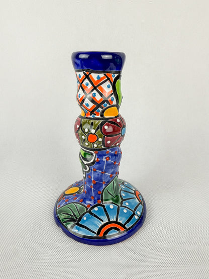 Mexican Candle Holder Talavera Candle Holder Talavera Porta Velas