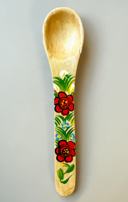 Mexican Spoons Colored Wooden Spoons Cucharas de Madera