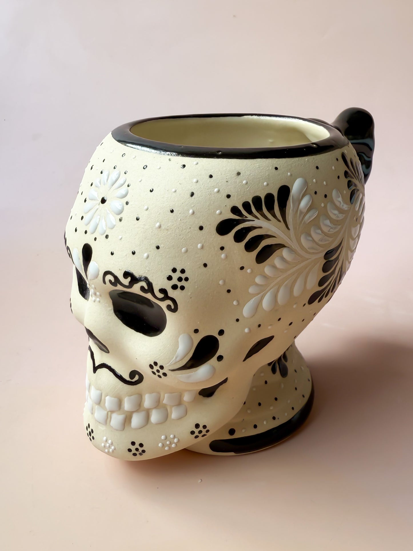 Ceramic Skull Mug Taza Calabera Ceramica