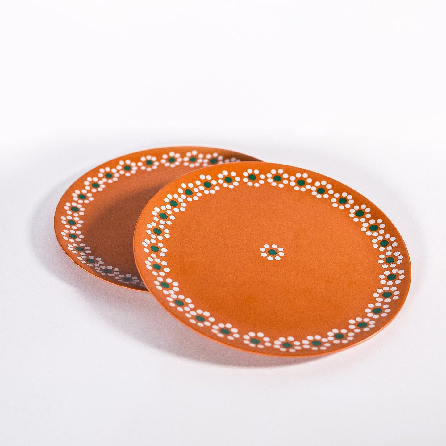 Mexican Inspired Bamboo Barro Inspired Plate & Cup