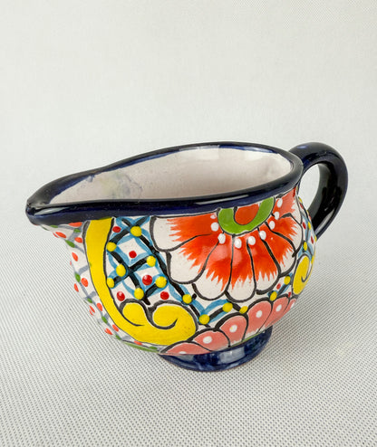 Talavera Pottery Gravy Boat Mexican Talavera Pottery Authentic Talavera Pottery