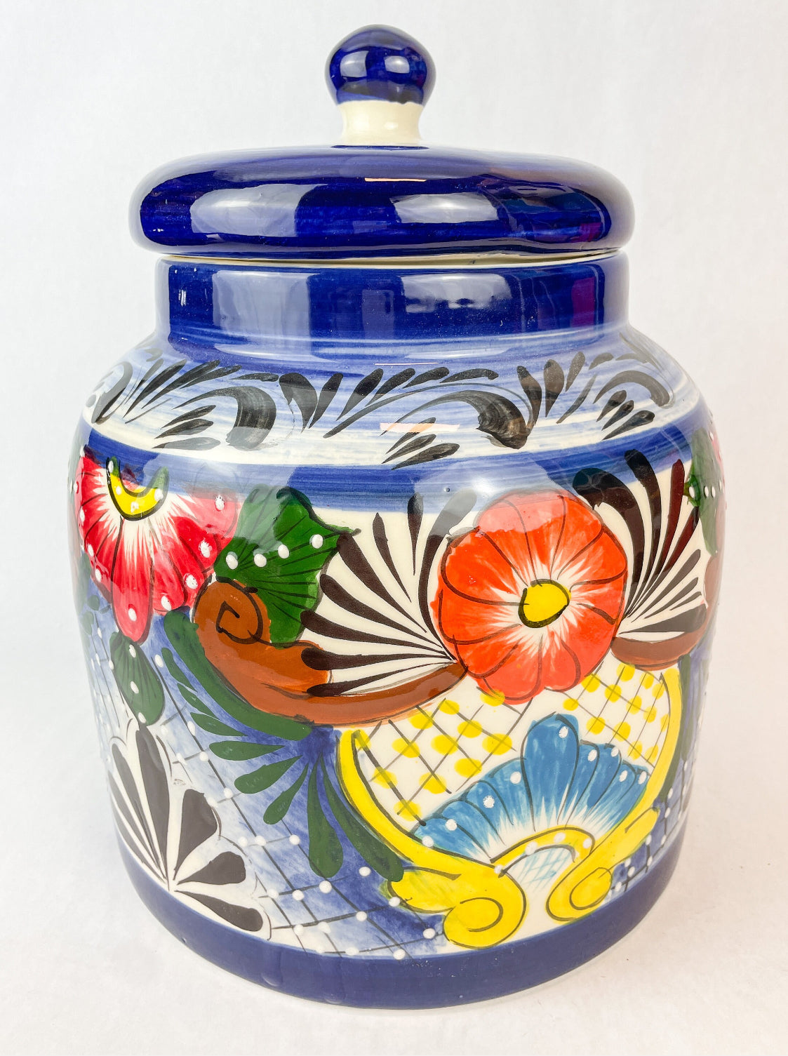 Talavera Water Dispenser With Wooden Stand Water Crock Mexican Water Dispenser