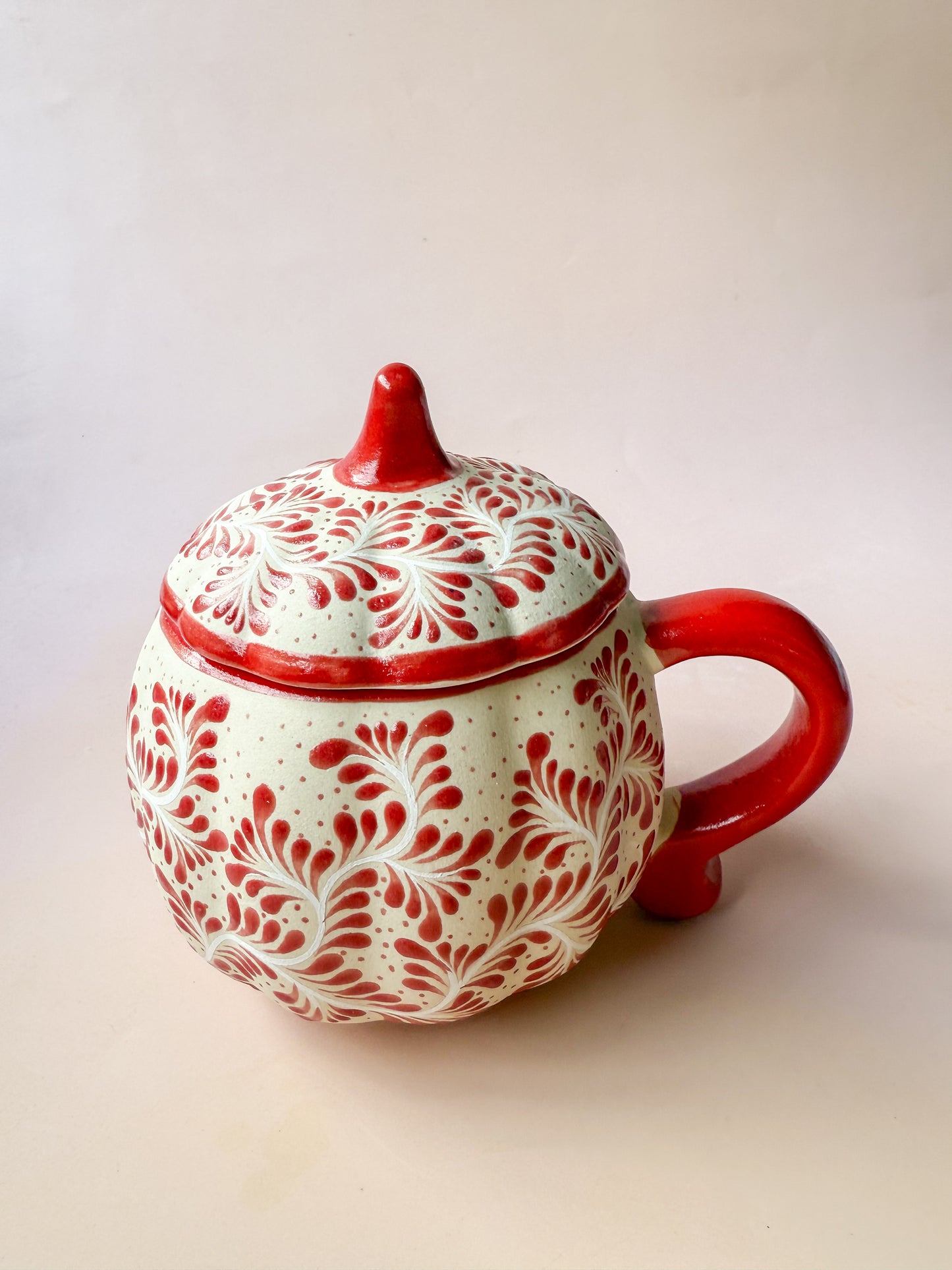 Ceramic Pumpkin Mug Taza Calabaza Ceramica