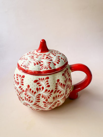 Ceramic Pumpkin Mug Taza Calabaza Ceramica