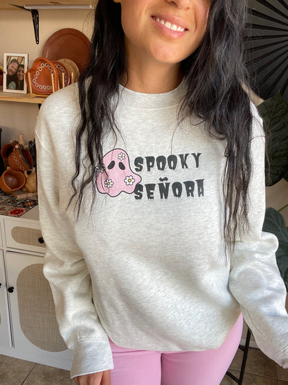 Spooky Senora Senora Era Halloween Womens Halloween Hoodie