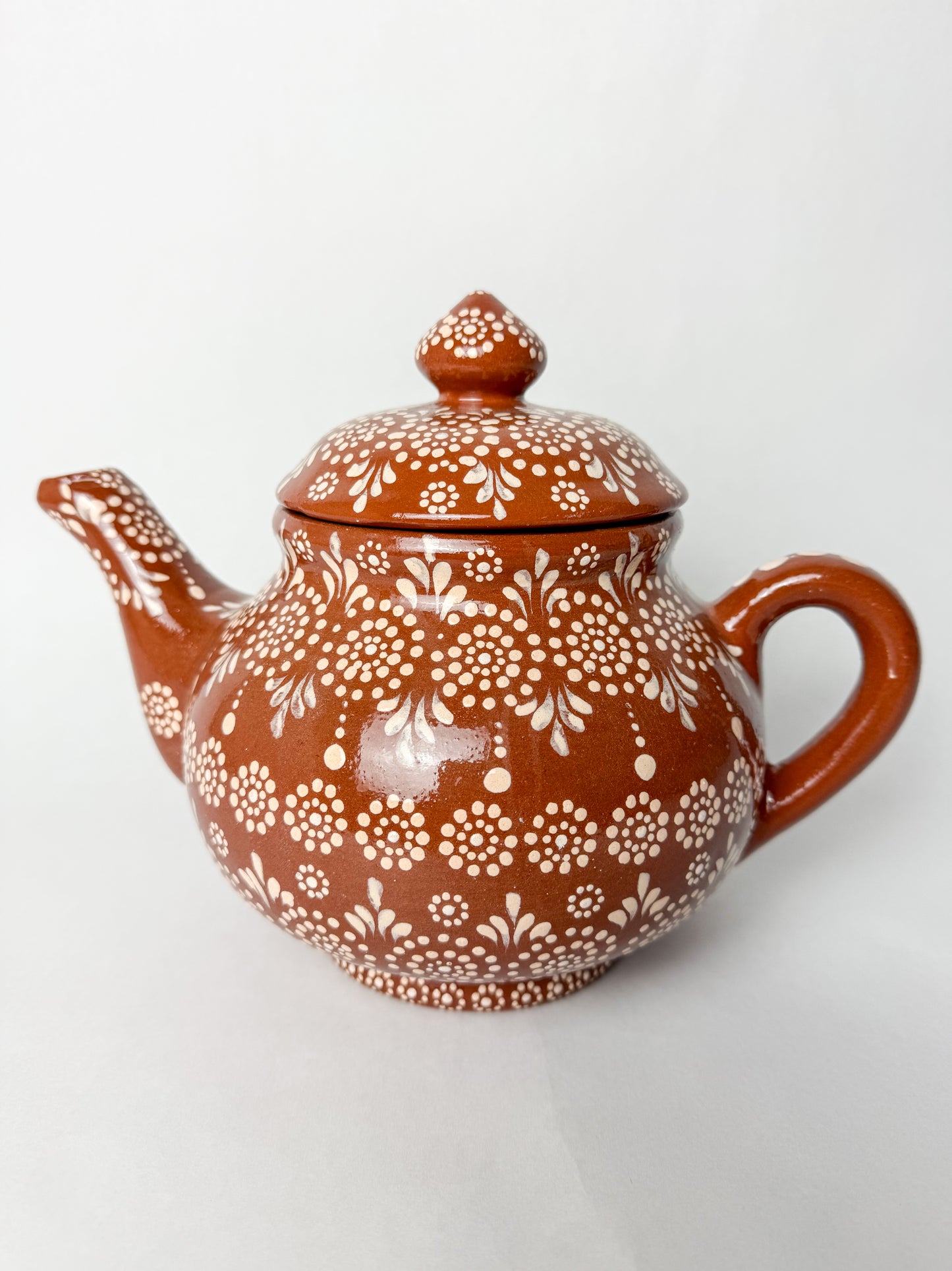 Capulineado Tea Pot Set 6pc - Juego de Te Barro