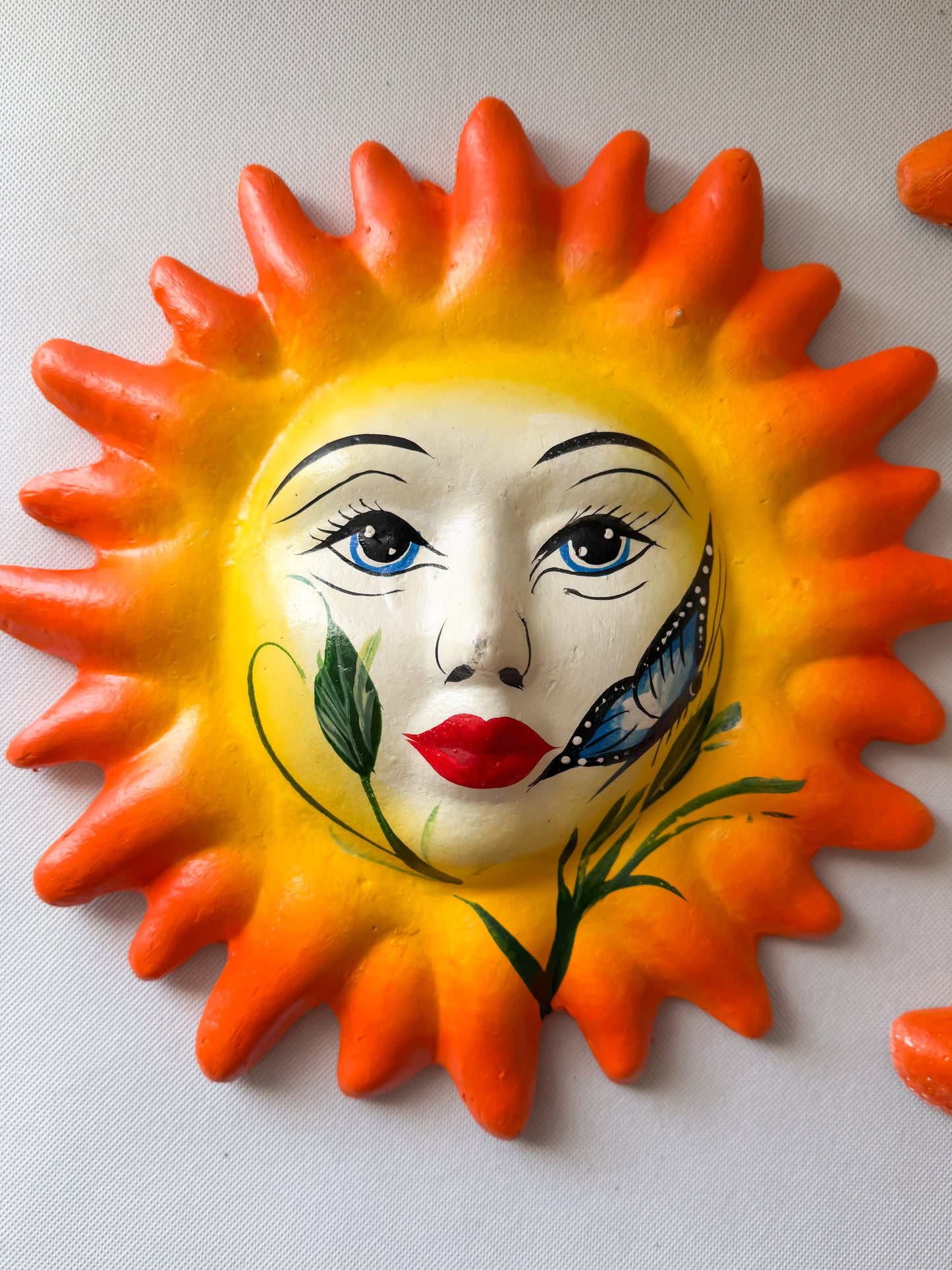 Mexican Sun And Moon Art Mexican Sun Art Wall Art Mexican Outdoor Wall Art Colorful Wall Art Mexican Wall Decor Mexican Home Decor
