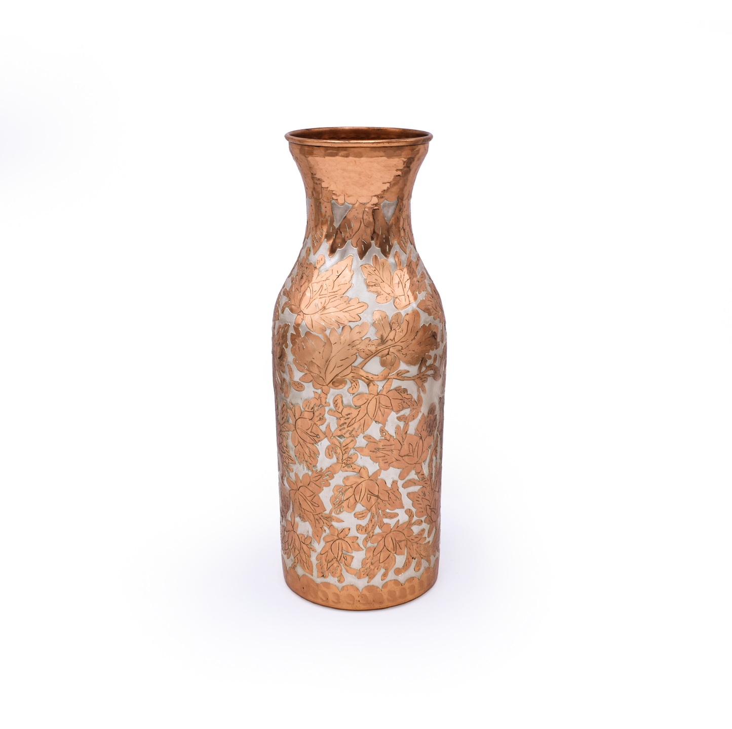 Mexican Handcrafted Copper Bottle Elixir Carafe - Botella Cobre