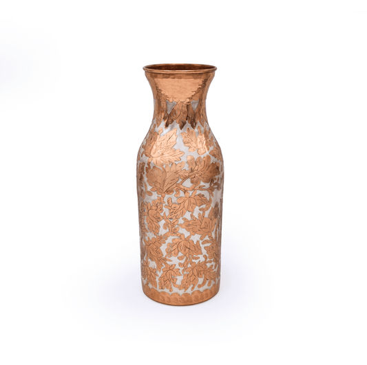 Mexican Handcrafted Copper Bottle Elixir Carafe - Botella Cobre
