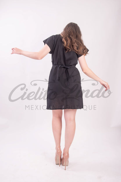 Clara Embroidered Mini Dress - Vestido Bordado Mini