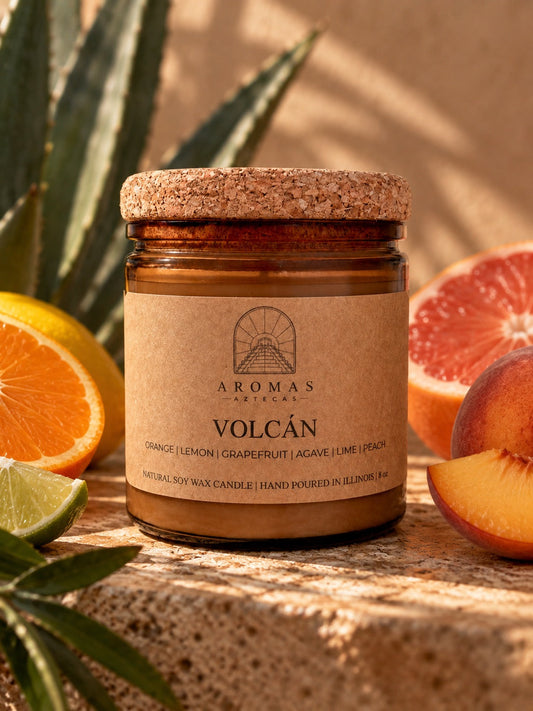 Volcán Soy Candle