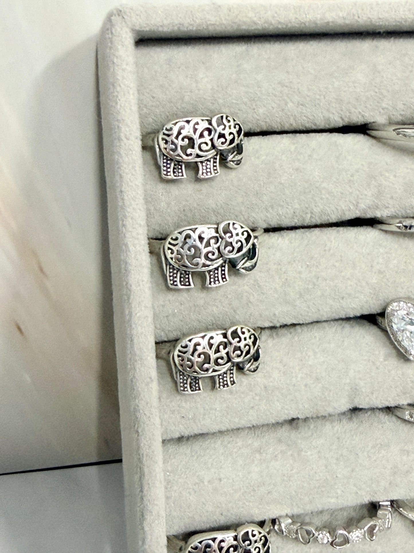 925 Sterling Silver Elephant ring - Anillo de plata Elefante