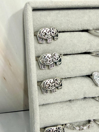 925 Sterling Silver Elephant ring - Anillo de plata Elefante