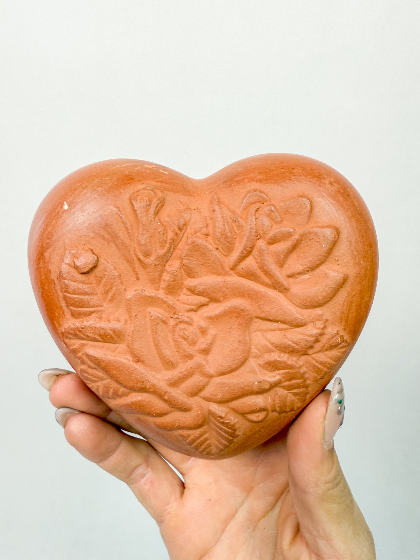 Oaxaca Red Clay Pottery Heart Bowls Mexican Red Clay Pottery Oaxaca Clay Pottery San Marcos Tlapazola Red Clay Pottery