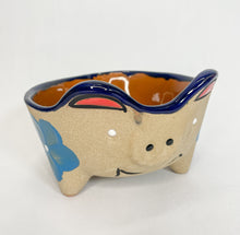Load image into Gallery viewer, Jalisco Mexican Salsa Bowl Mexican Marranito Bowl Mexican Clay Bowl Piggy Bowl Marranito
