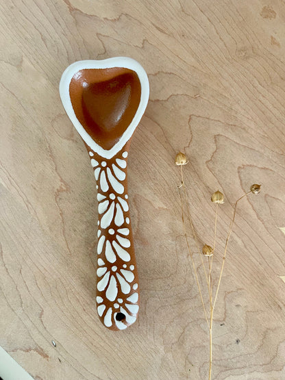 Talavera Heart Spoon - Cuchara Corazon Talavera