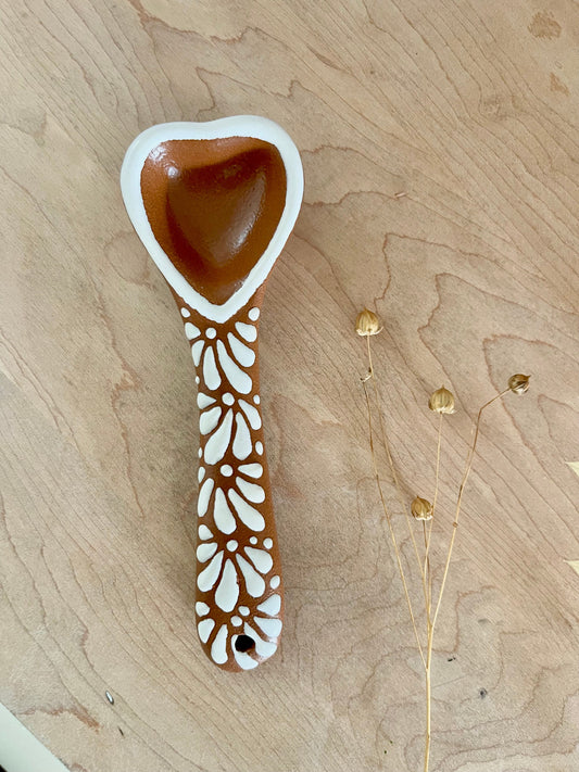 Talavera Heart Spoon - Cuchara Corazon Talavera