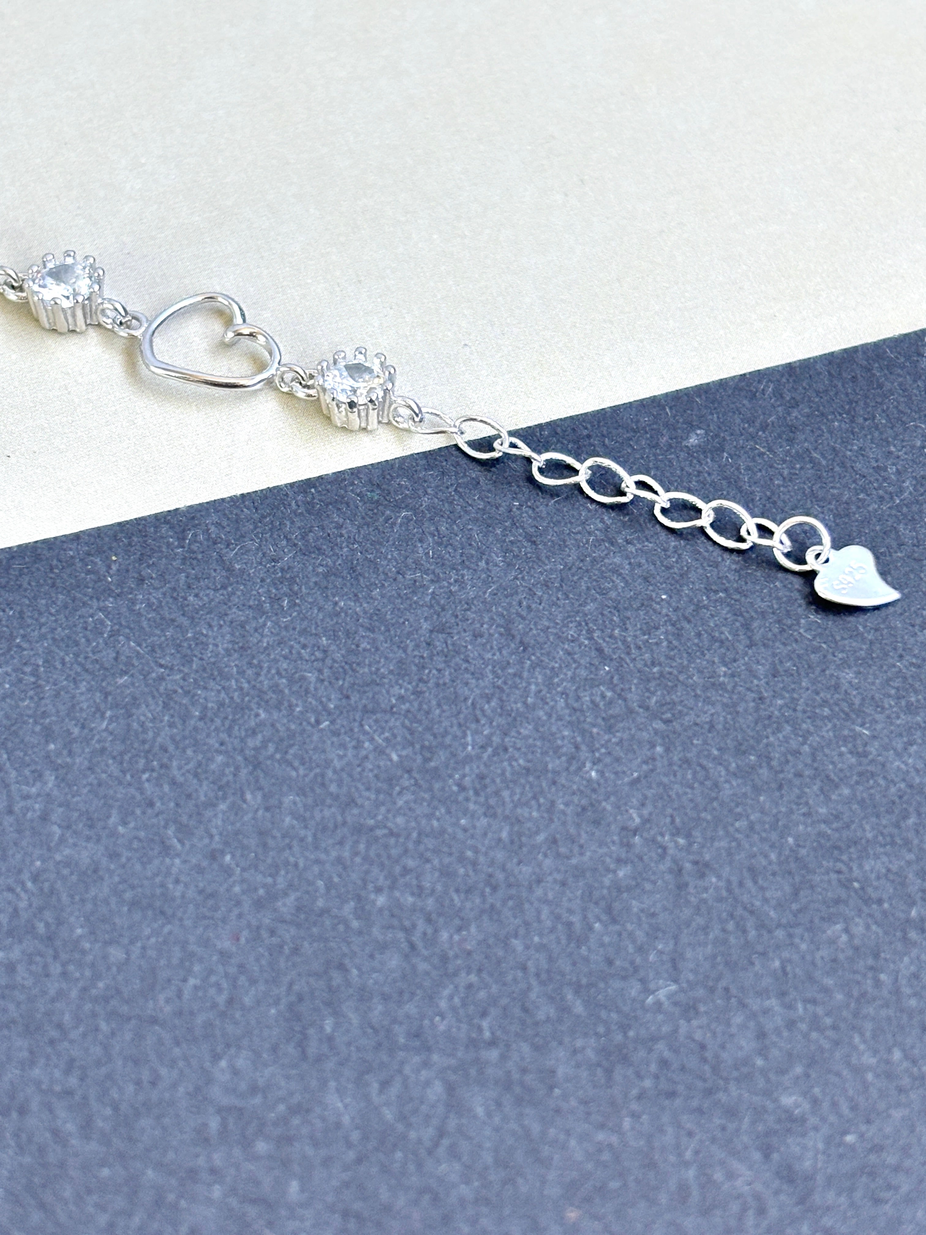 Silver 925 Hearts Bracelet - Pulcera Plata Corazones – TheMexHub