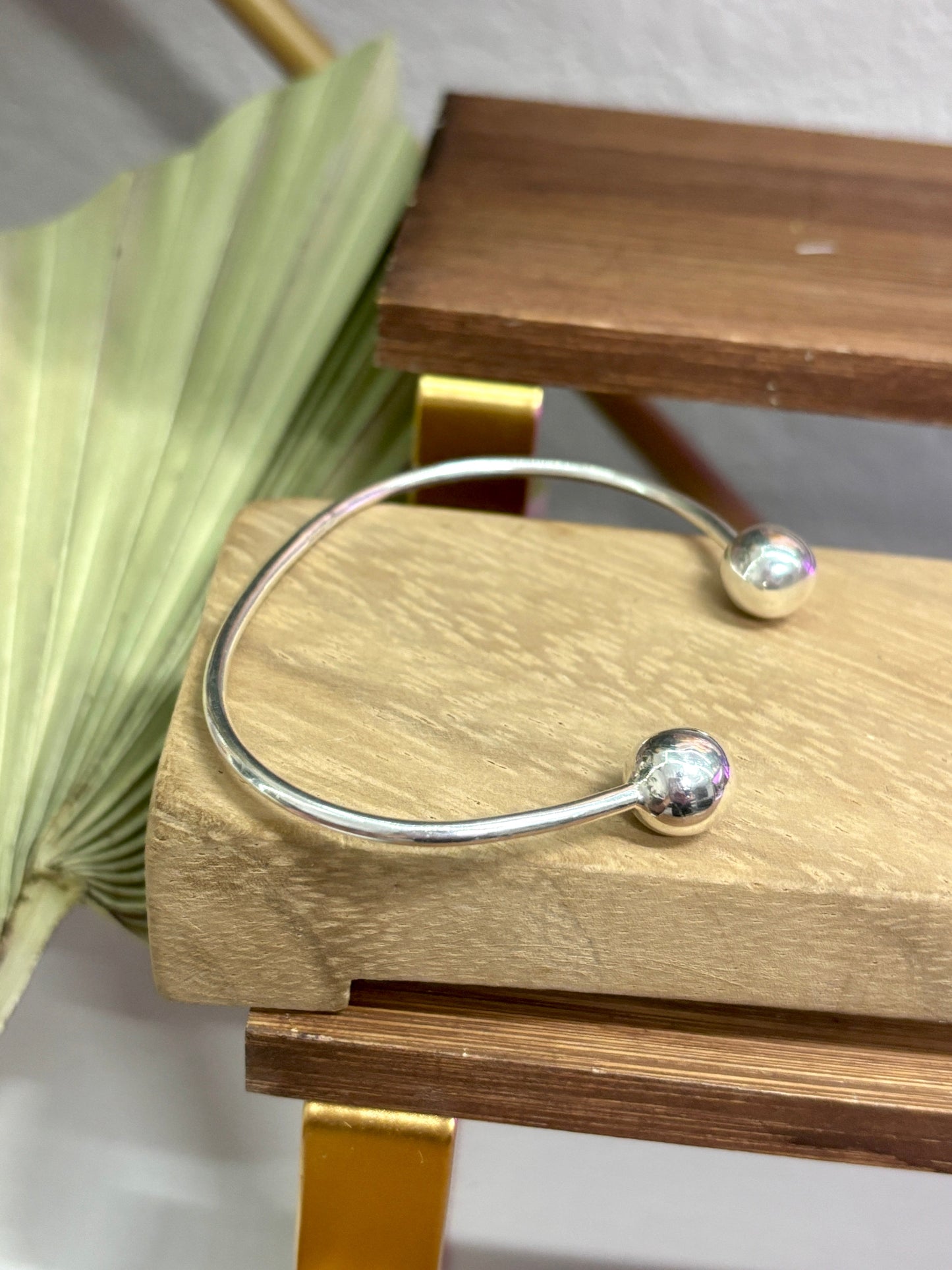 925 Sterling Silver Cuff Bracelet - Pulsera de plata Minimalista