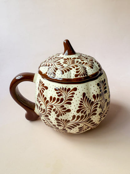 Ceramic Pumpkin Mug Taza Calabaza Ceramica