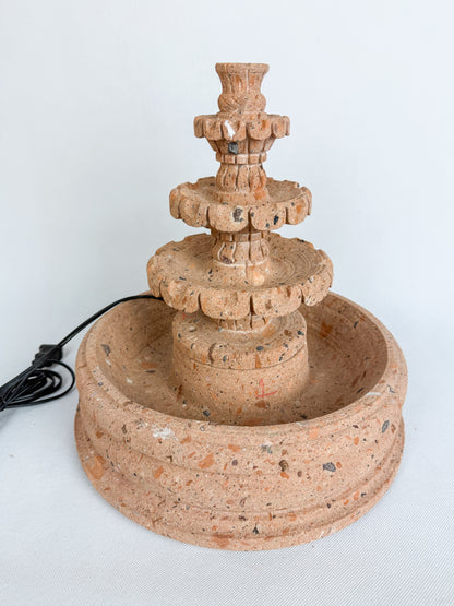 Sandstone 3 Tier Fountain 12"  - Fuente Cantera 12"