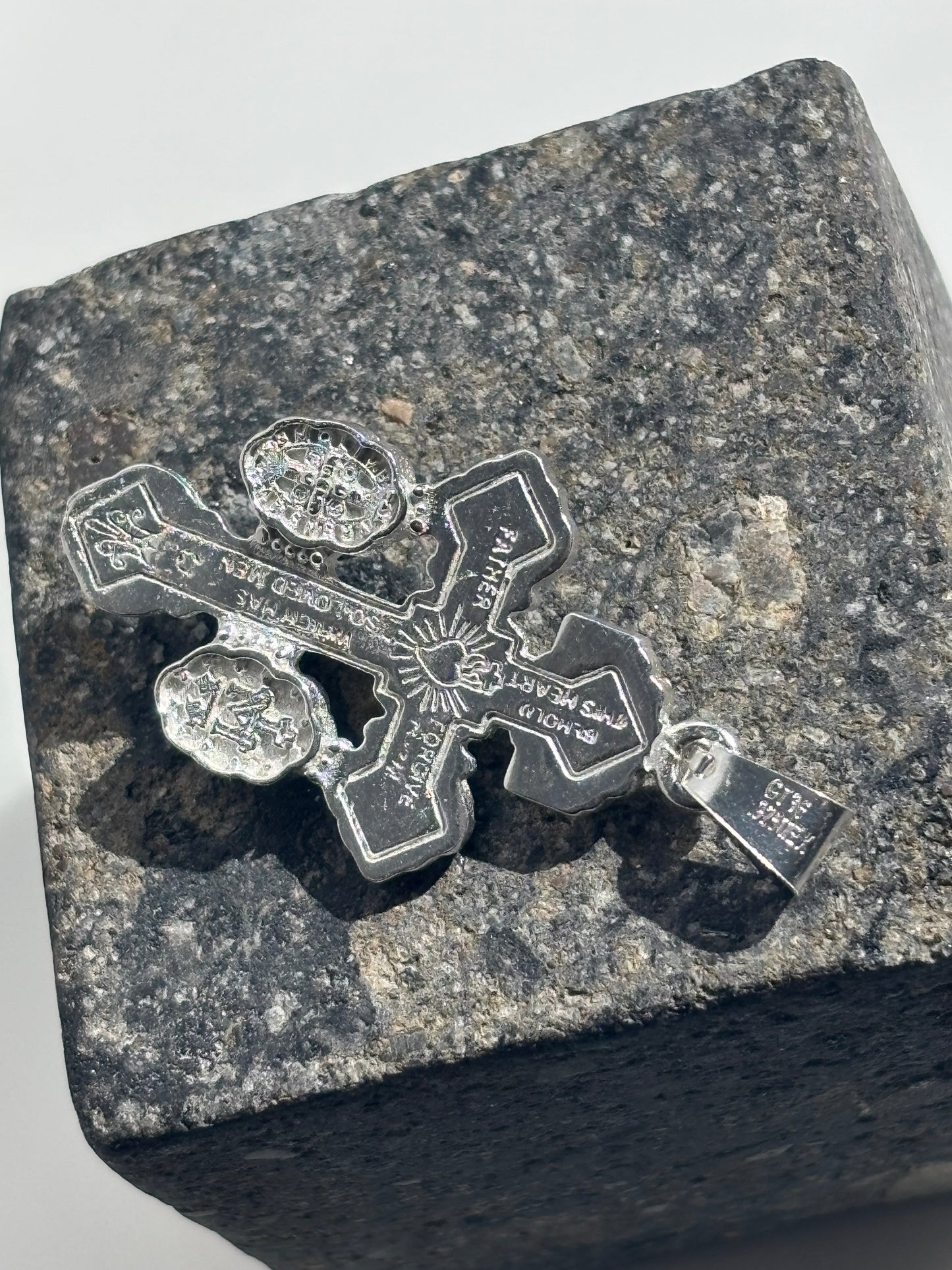 925 Sterling Silver Pardon Cross - Cruz Del perdón plata