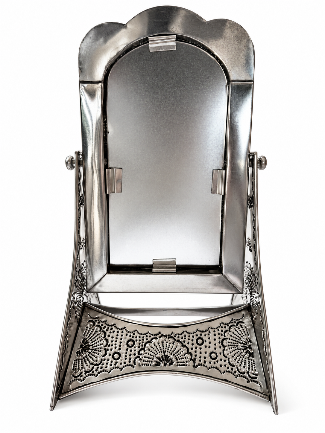 Mexican Punched Tin Mirror 16 Inch Vanity Mirror - Espejo Tocador