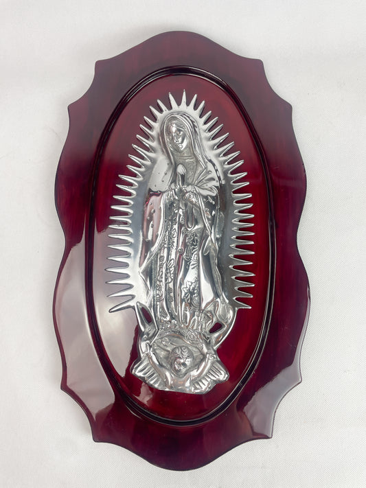 Virgen de Guadalupe Frame 17" Wood Frame Our Lady of Guadalupe