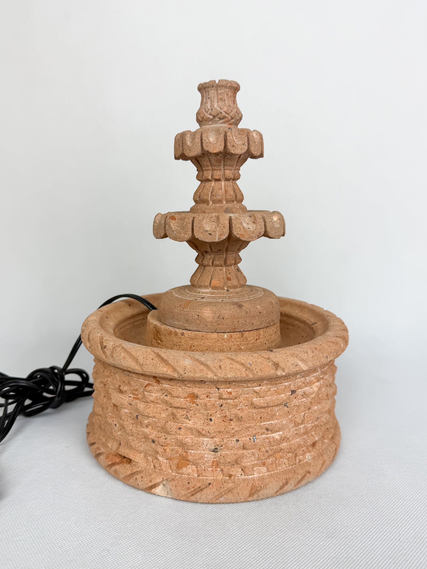Sandstone 3 Tier Fountain Mini 8" - Fuente Mini Cantera