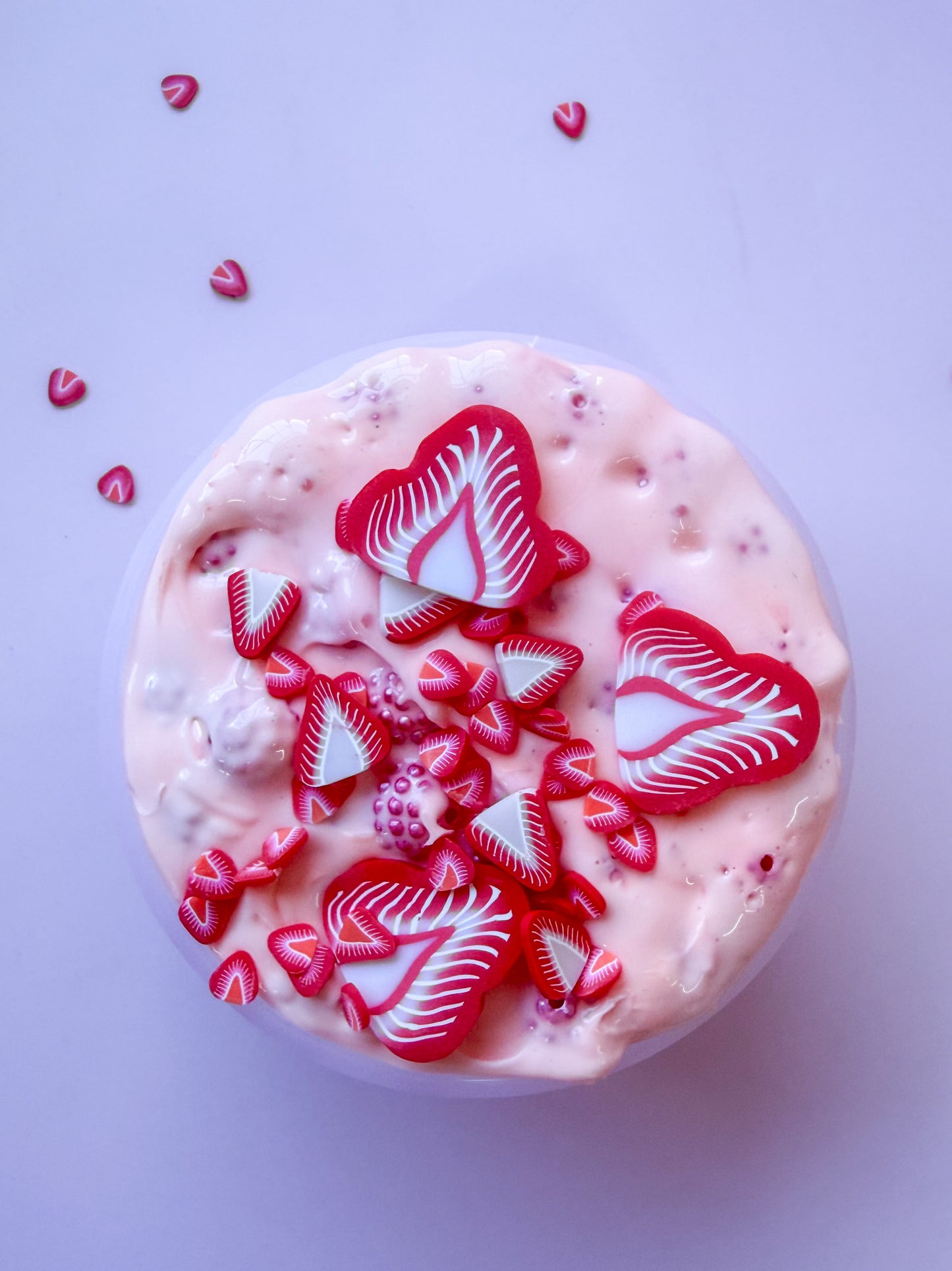 Fresas Con Crema Inspired Slime - Fresas con Crema Slime