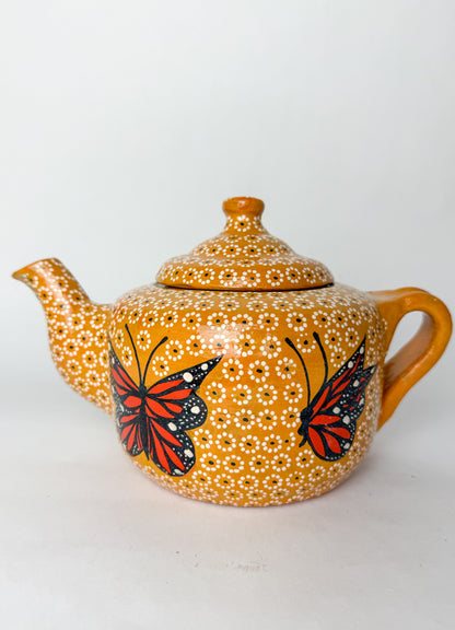 Capulineado Tea Pot Set 20pc - Juego de Te Barro