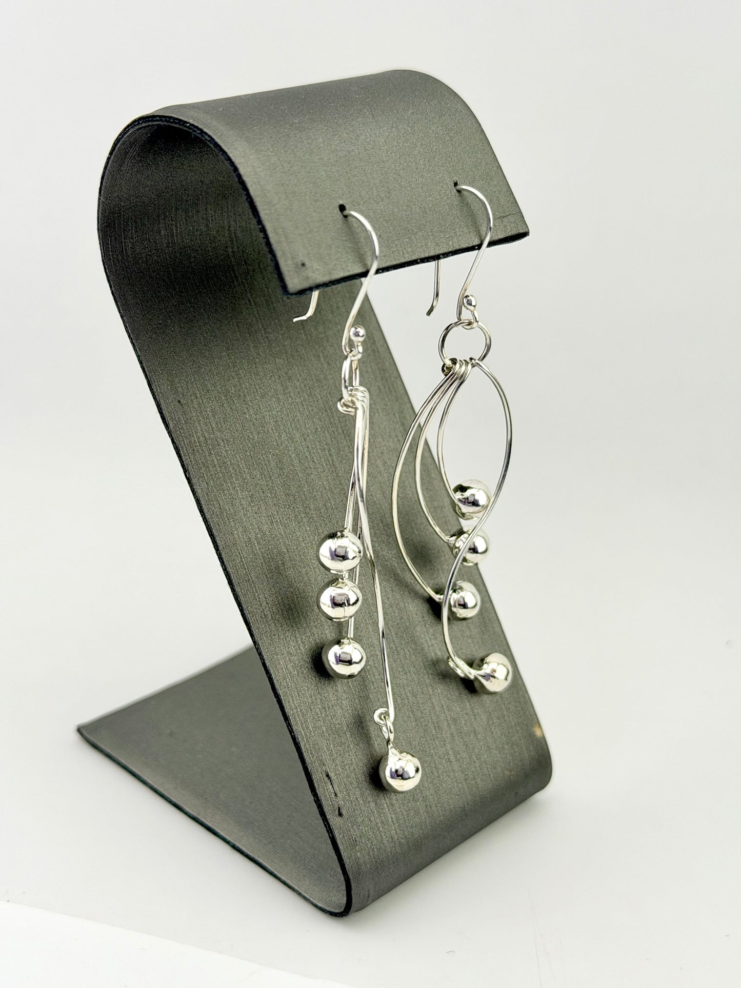 Silver Sterling 925 Dangle Earrings - Aretes plata 925 colgantes