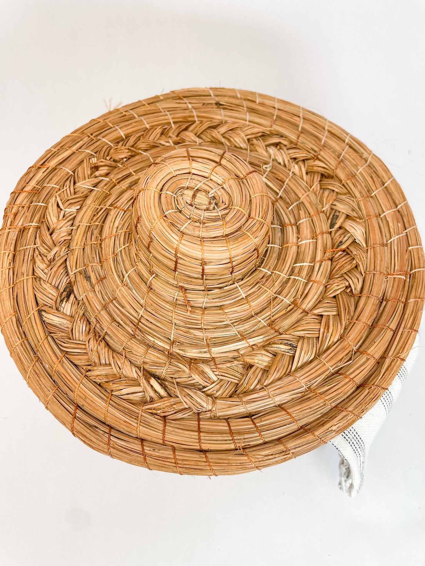 Mexican Pine Noodle Tortilla Warmer Handmade Rustic Tortillero