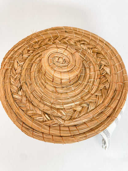 Mexican Pine Noodle Tortilla Warmer Handmade Rustic Tortillero