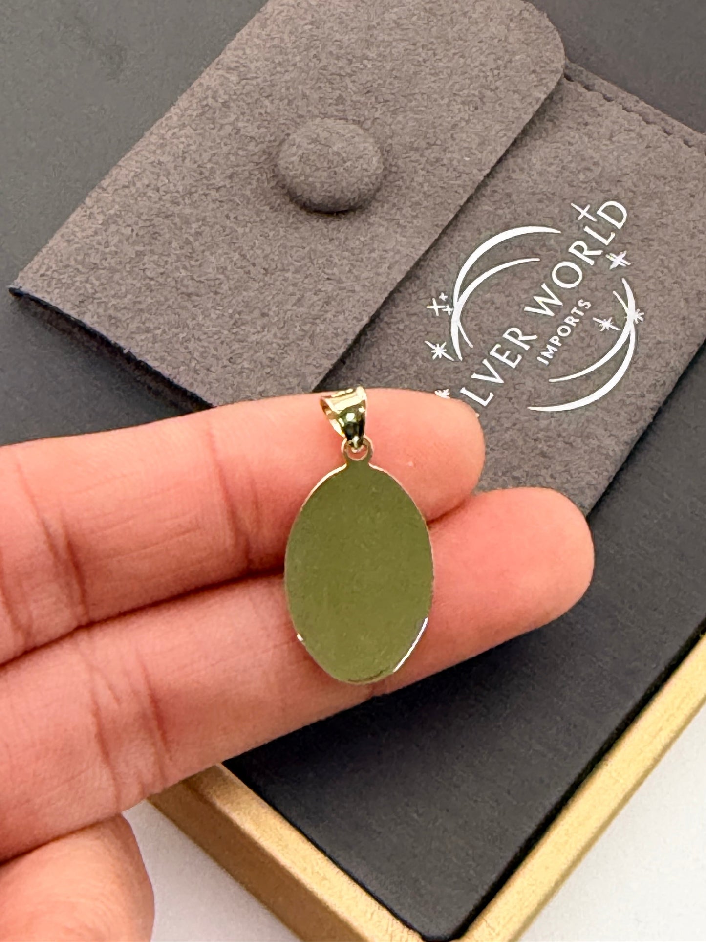 10k Gold Virgin Mary Pendant - Medalla Virgen de Guadalupe