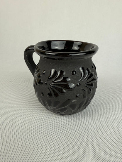 Mexican Clay Mugs Engobe Colorful Tazas De Barro Talavera Coffee Mug