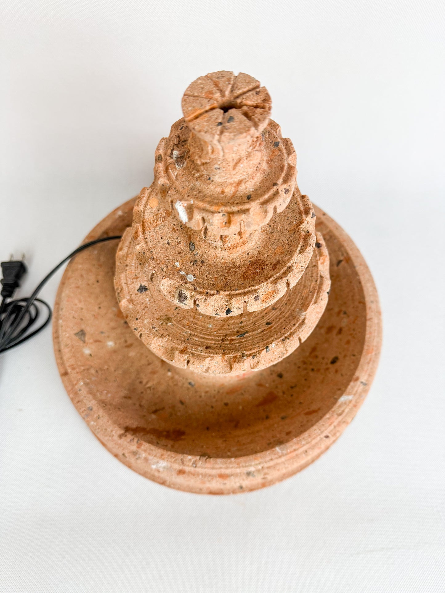 Sandstone 3 Tier Fountain 12"  - Fuente Cantera 12"