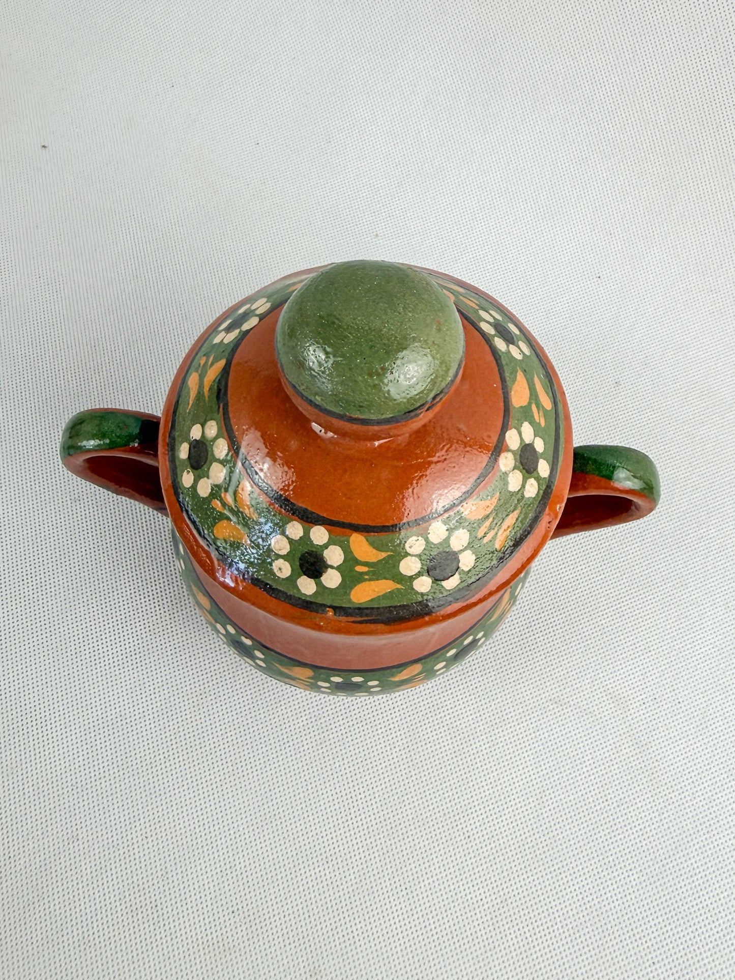 Traditional Mexican Tea Pot Set 16pc - Juego de Te Barro