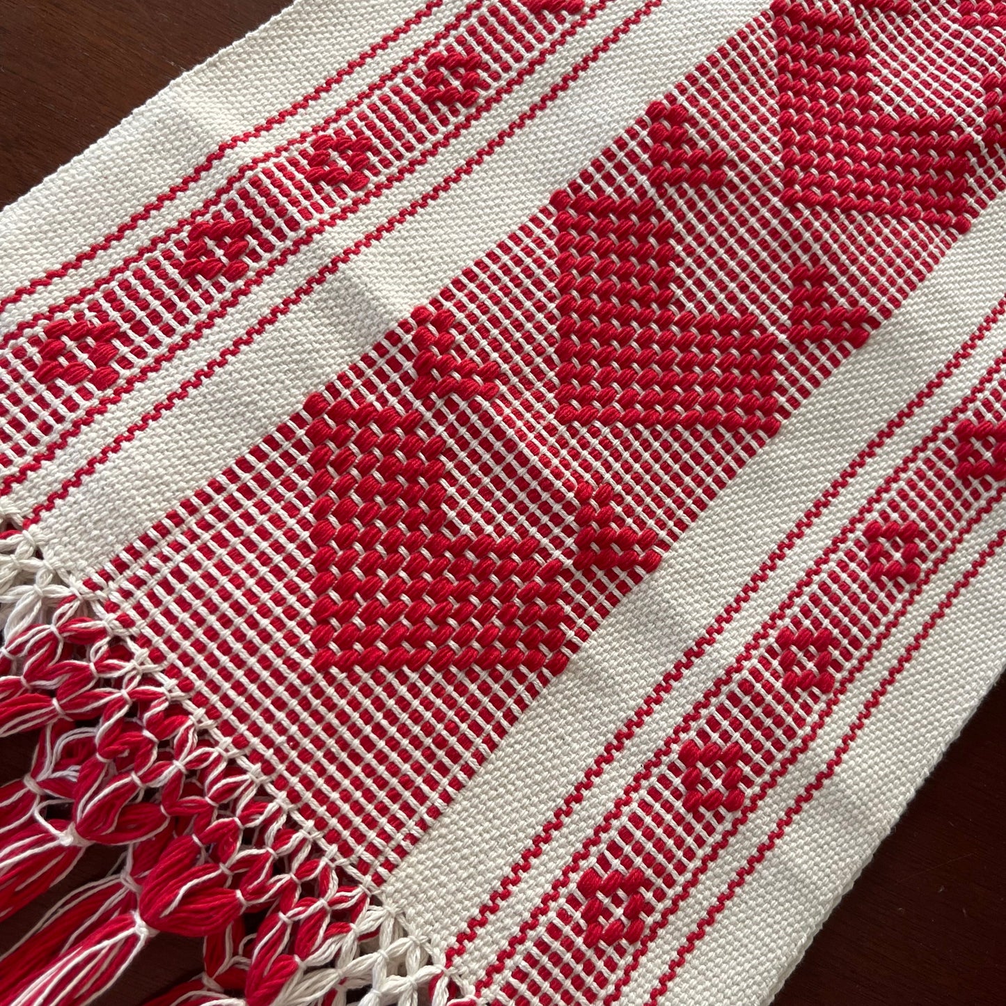 Oaxaca Handwoven Table Runner “Sol”
