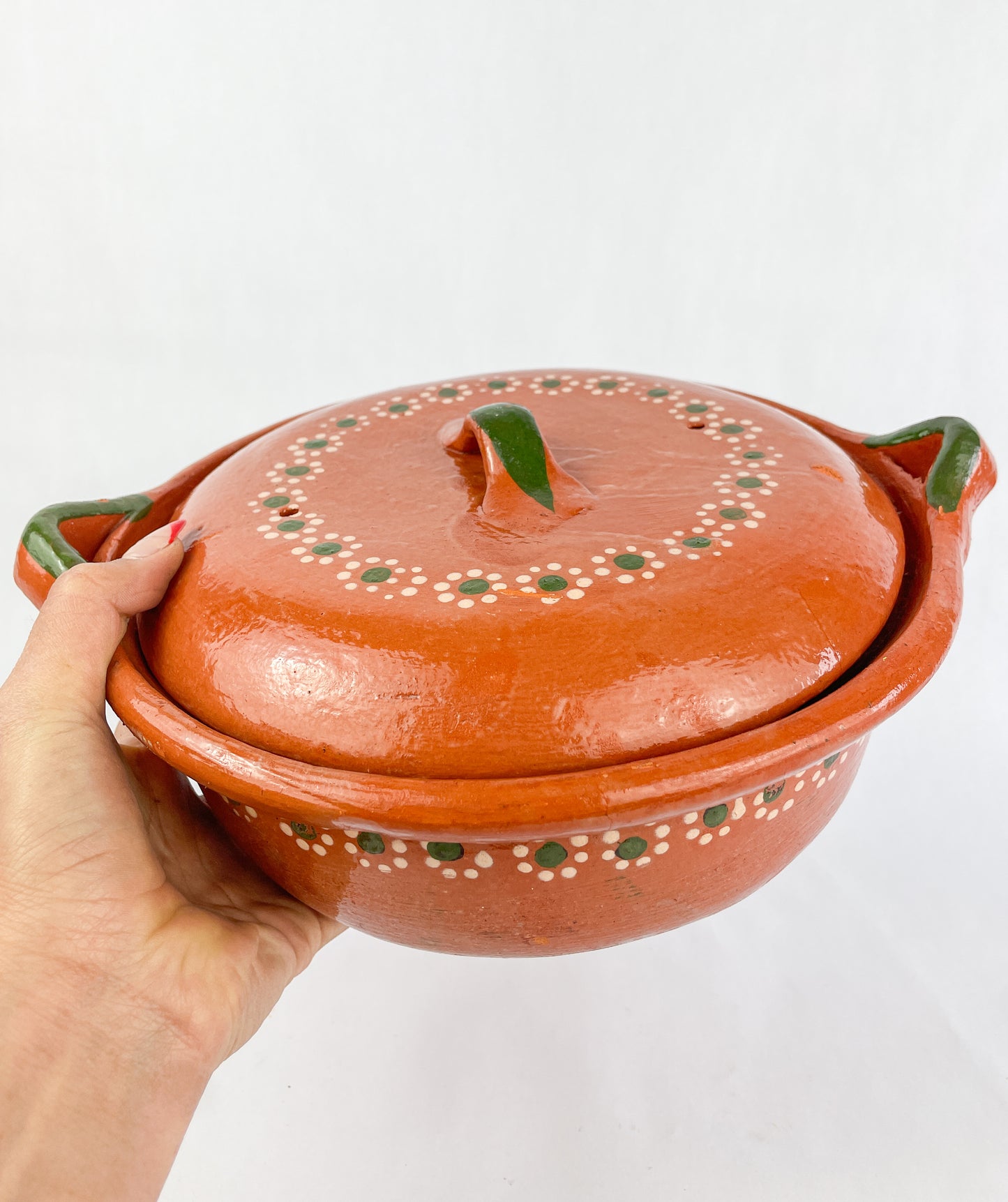 Michoacan Mexican Clay Cazuela Cooking Pot Lead Free Authentic Clay Pots Sarten de Barro Hondo Casuela