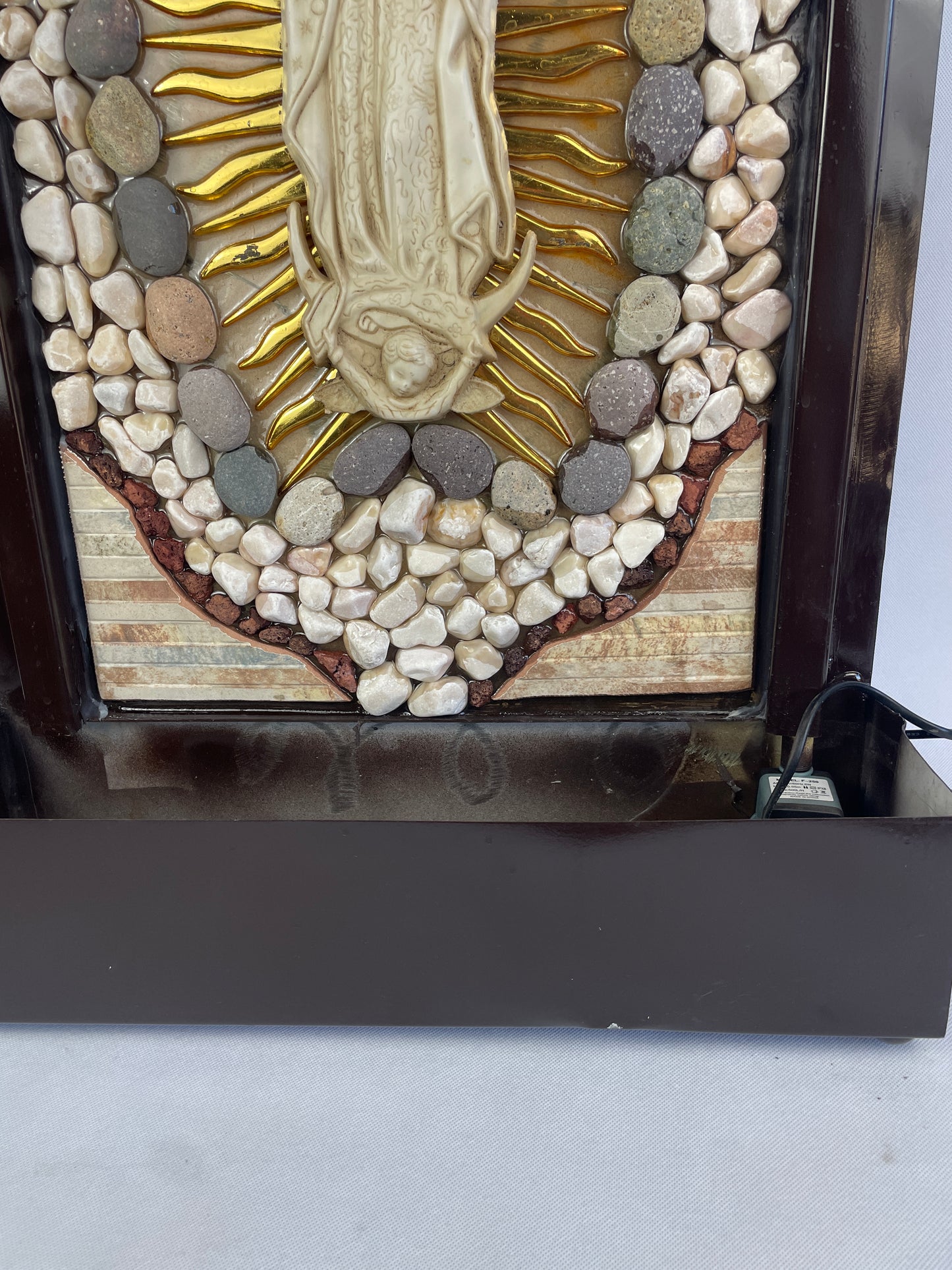 Metal Wall Indoor Fountain Virgen Guadalupe Imagen Ultima Cena Virgen Guadalupe Fuente Pared