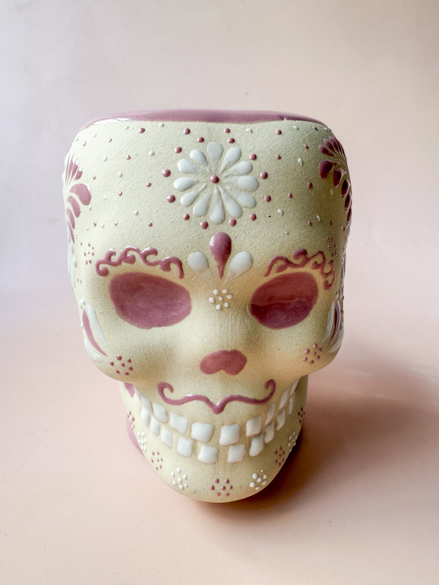 Ceramic Skull Mug Taza Calabera Ceramica