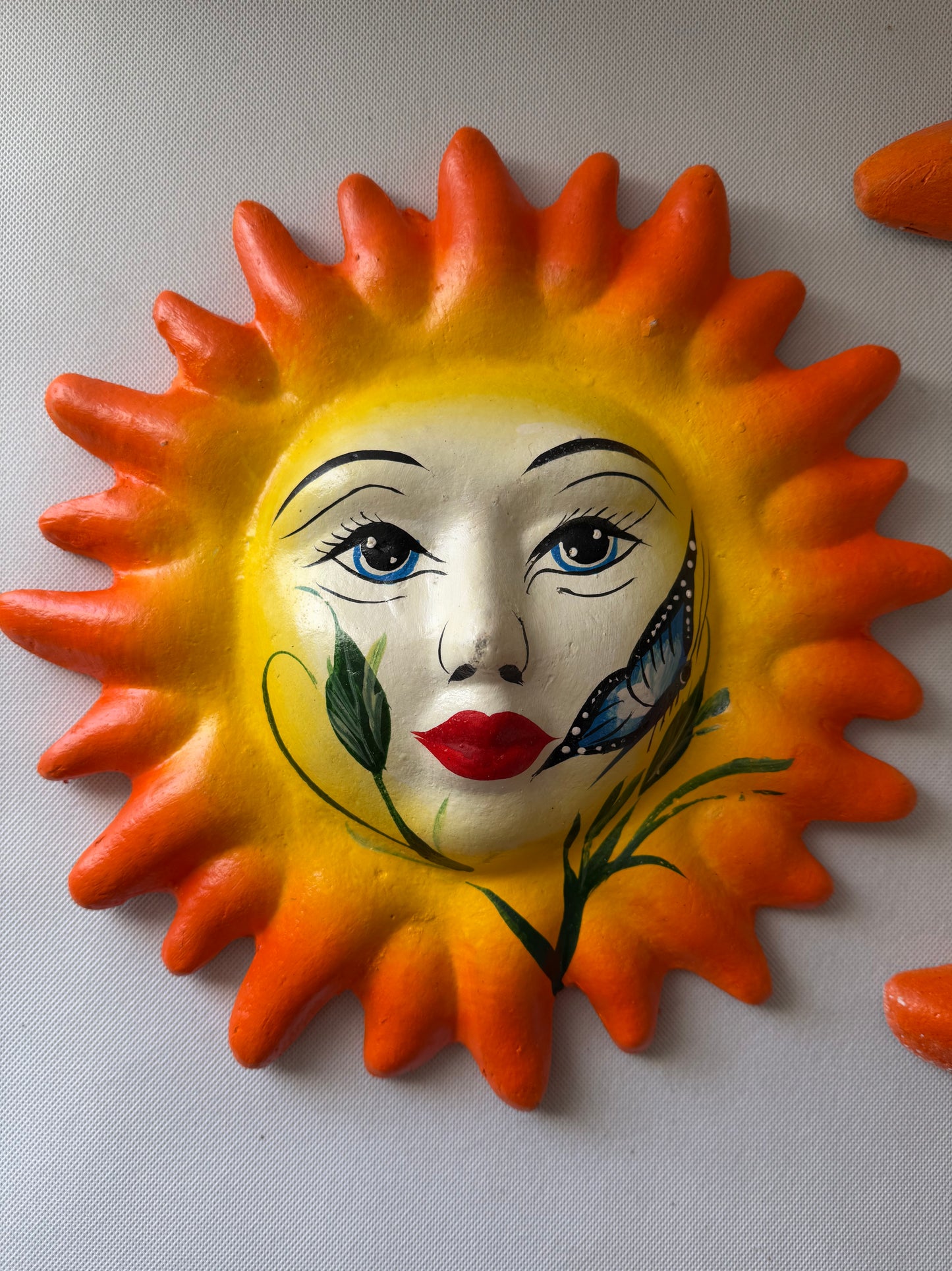 Mexican Sun And Moon Art Mexican Sun Art Wall Art Mexican Outdoor Wall Art Colorful Wall Art Mexican Wall Decor Mexican Home Decor