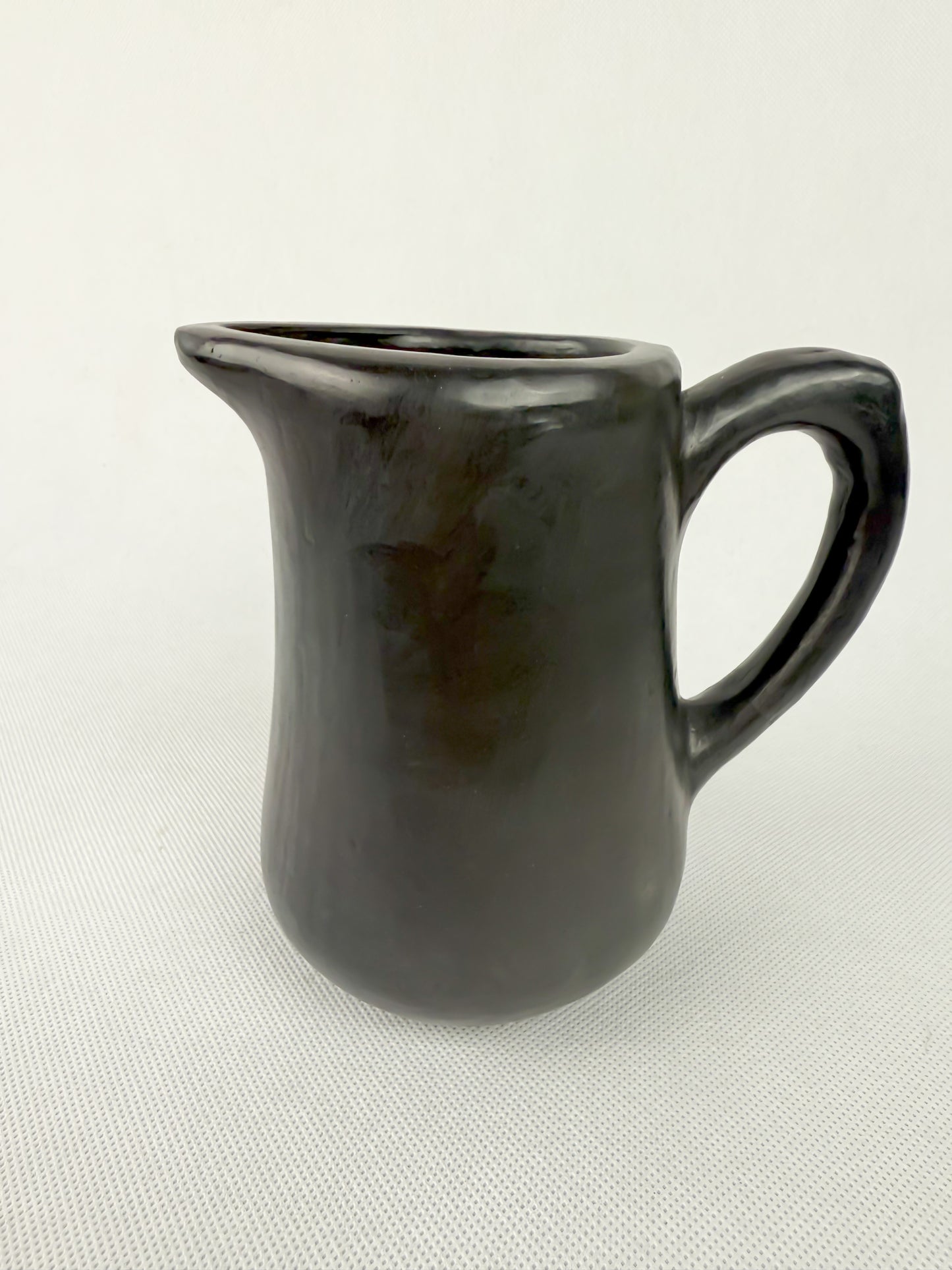 Black Pottery Oaxaca Pitcher Jarra de Barro Negro Black Clay