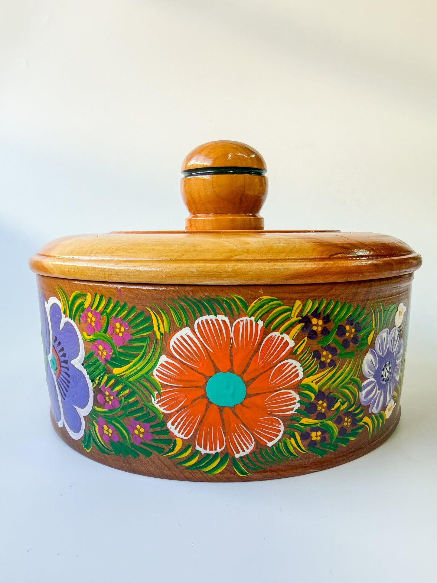 Mexican Tortilla Warmer Server Wood Tortilla Holder Tortillero de Madera