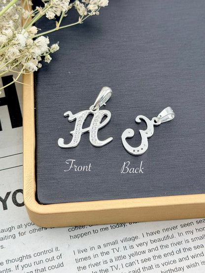 Sterling Silver 925 Letter Pendant - Dijes de Letras Plata