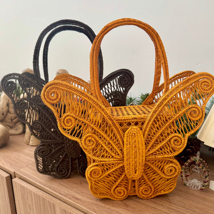 Natural Palm Butterfly “Hermila” Bag