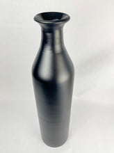 Load image into Gallery viewer, Blown Glass Black Vase Decorative Vase Large Black Vase Modern
