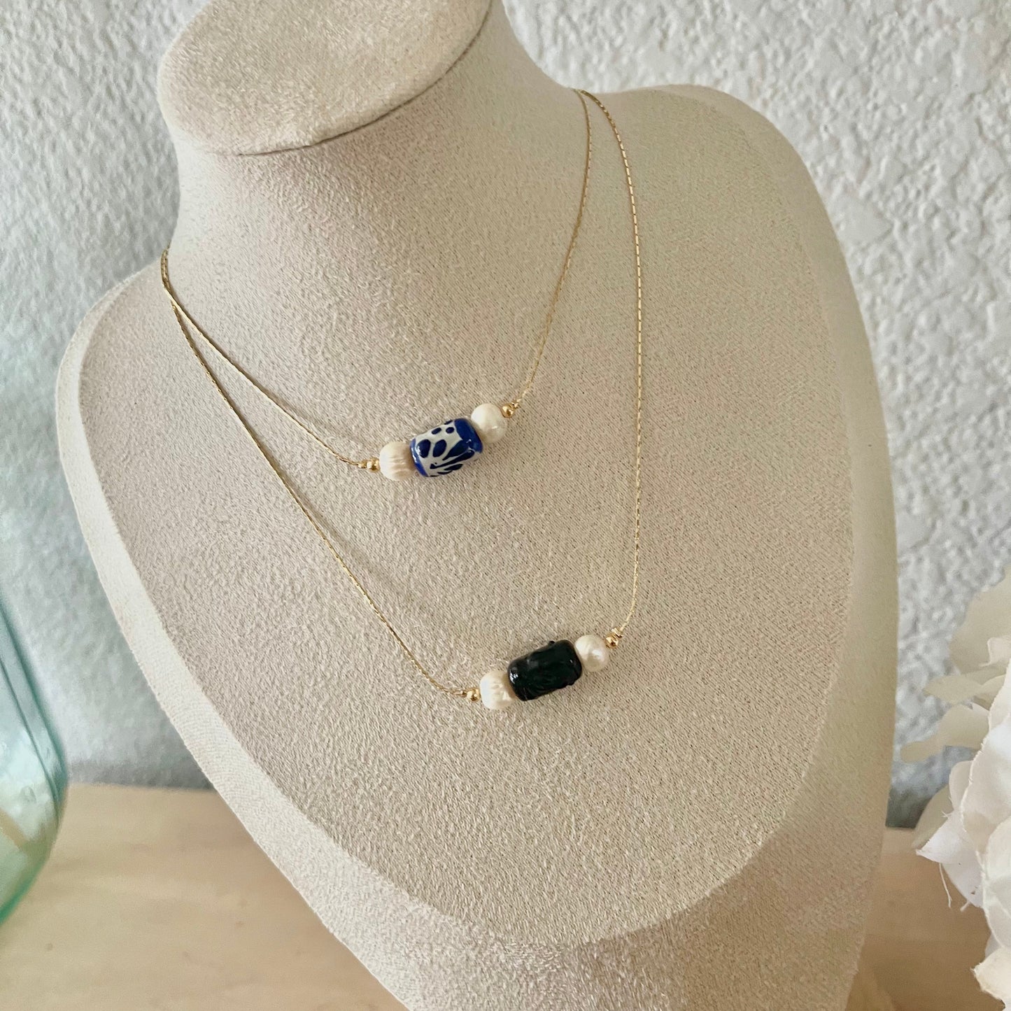 Choker Talavera gika collection “Azul Cobalto”