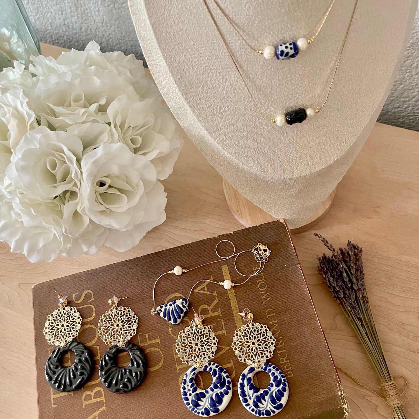 Choker Talavera gika collection “Azul Cobalto”